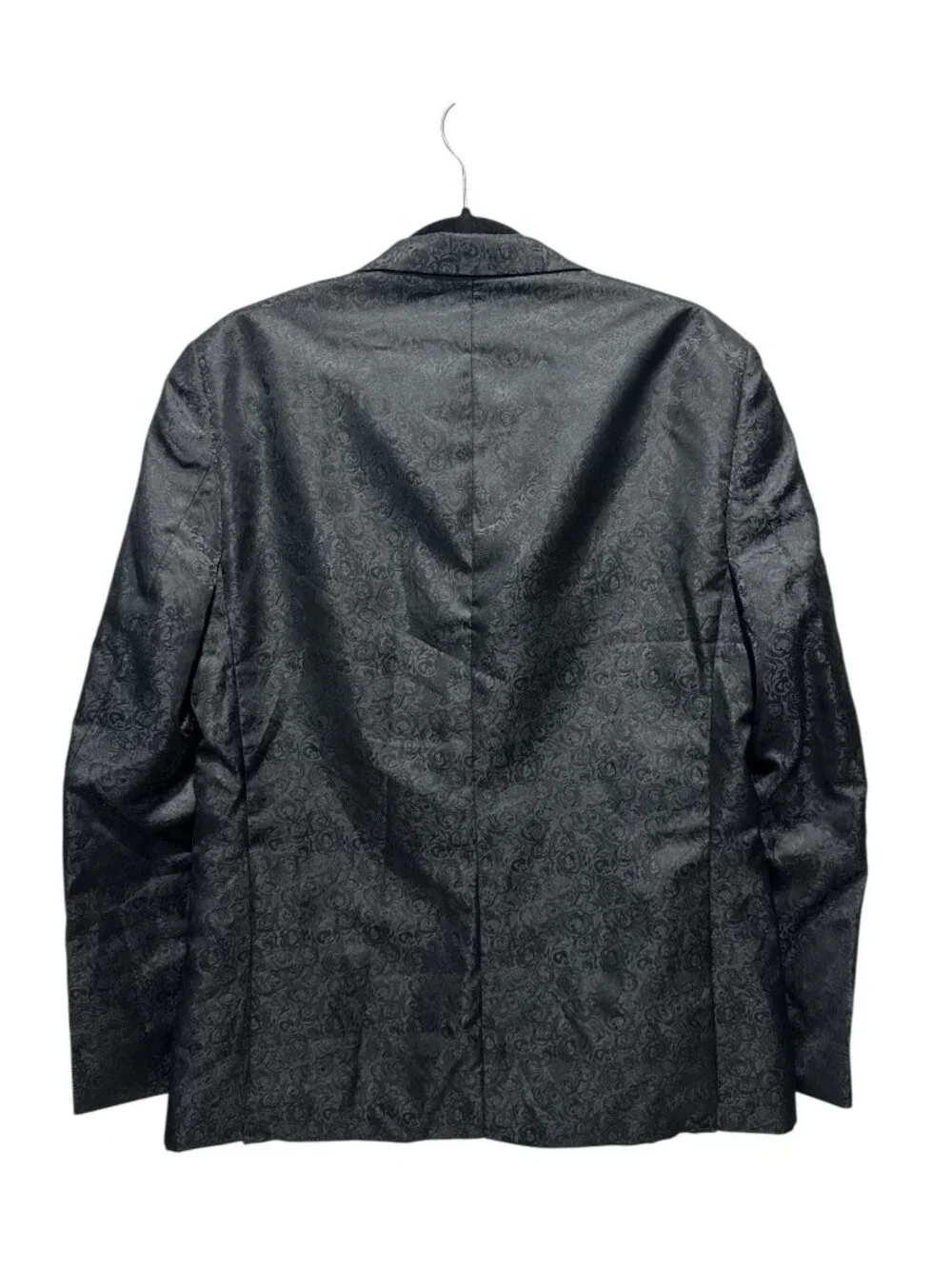 SOUL OF LONDON Men Black Pattern Blazer 40R